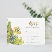 SUCCULENT CACTUS JARDIN FLORAL WATERCOLOR RSVP (Debout devant)