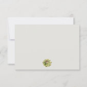 SUCCULENT CACTUS JARDIN FLORAL WATERCOLOR RSVP (Dos)