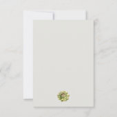 SUCCULENT CACTUS JARDIN FLORAL WATERCOLOR RSVP (Dos)