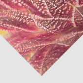 Succulent Cactus Plant Red Botanical Decoupage Tissuepapier (Detail)