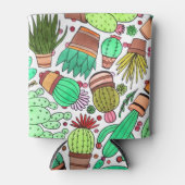 Succulent Cactus Potted Planten Green Cacti Garden Blikjeskoeler (Voorkant)