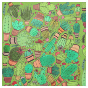 Succulent Cactus Potted Planten Green Cacti Garden Stof