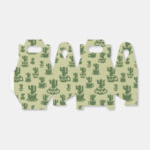 Succulent cactussilhouet in bekertjes en potten bedankdoosjes (Uitgevouwen)