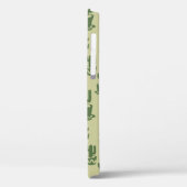 Succulent cactussilhouet in bekertjes en potten Case-Mate iPhone case (Achterkant / Links)