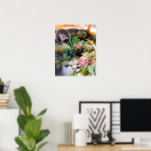 Succulent Car Poster Print (Thuiskantoor)