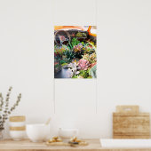 Succulent Car Poster Print (Keuken)