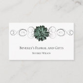 Succulent Carte de visite floral (Devant)