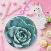 Succulent Closeup Papieren Bordje (Feest)