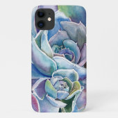 Succulent coque iphone Echeveria "Blue Sky" (Dos)