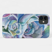 Succulent coque iphone Echeveria "Blue Sky" (Dos (Horizontal))