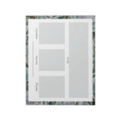 Succulent Dagelijks Planning Notitieblok (Gedraaid)