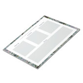 Succulent Dagelijks Planning Notitieblok (Schuin)