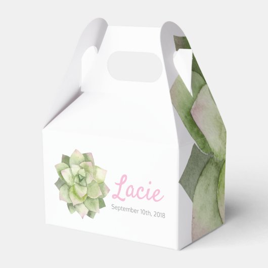 Succulent: Douanepartij Bedankdoosjes (Achterkant)