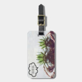 Succulent Dream Big Quote Bagagelabel (Voorkant verticaal)