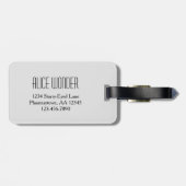 Succulent Dream Big Quote Bagagelabel (Achterkant horizontaal)