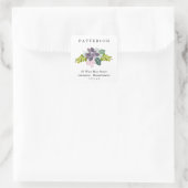 Succulent Floral Garden Return Address Label (Tas)