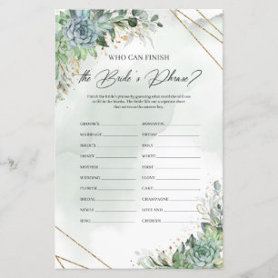 Succulent gold die de zin van de Bride kan afmaken