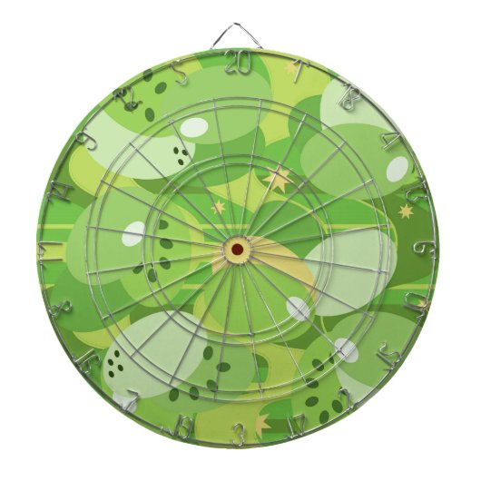 Succulent Green Dartbord (Voorkant)