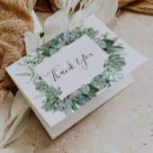 Succulent Greenery | Gevouwen creditcard Bedankkaart