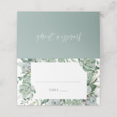 Succulent Greenery | Gevouwen kaart (Buitenkant ongevouwen)