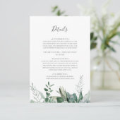 Succulent Greenery | Kaart voor de behuizing van g (Staand voorkant)