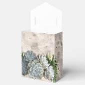 Succulent Hues of Bleek Blues Bedankdoosjes (Geopend)