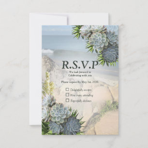 Succulent Hues of Bleek Blues & RSVP Kaartje