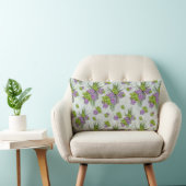 Succulent Hues of Zee Green & Lavender Tangen Pill Kussen (Stoel)