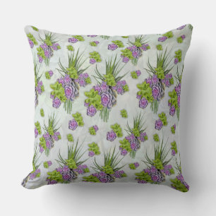 Succulent Hues of Zee Green & Lavender tones Kussen