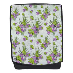 Succulent Hues of Zee Green & Lavender tones Rugtassen
