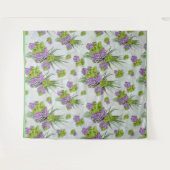 Succulent Hues of Zee Green & Lavender tones Wandkleed (Voorkant (horizontaal))