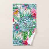 Succulent jardin tropical (Serviette à main)