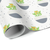 Succulent Kalanchoe Plant Mam Pattern Cadeaupapier (Rol Hoek)