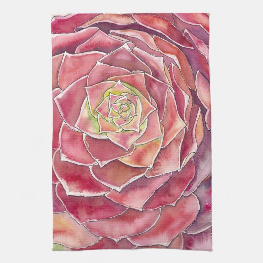 Succulent Kitchen Towel Theedoek (Verticaal)