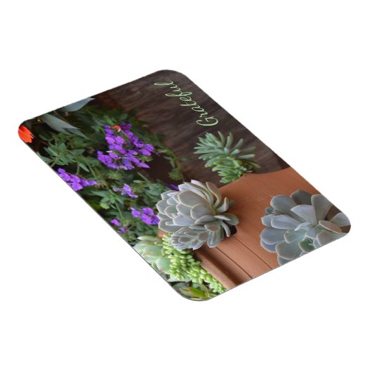 Succulent Lover Gratitude Magneet (Rechterzijde)