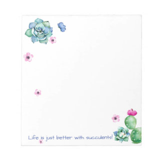 Succulent Notitieblok