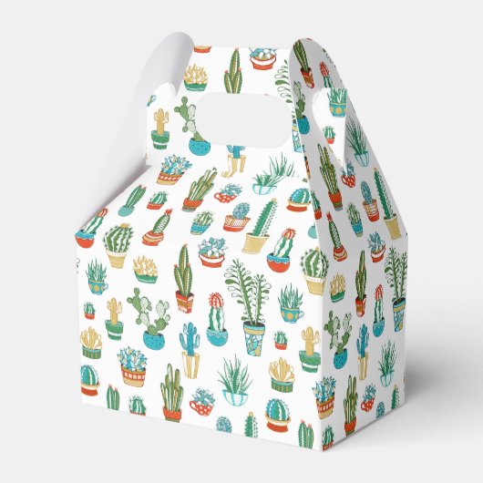 Succulent Patroon Bedankdoosjes (Voorkant Zijde)