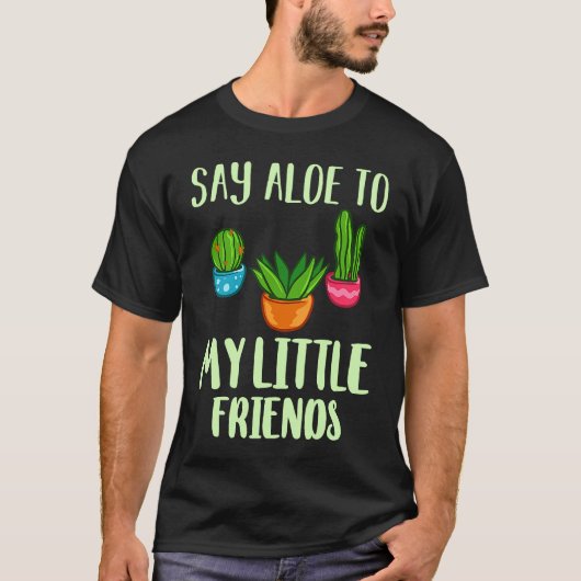 Succulent Plant  Cactus Garden Pot T-shirt (Voorkant)