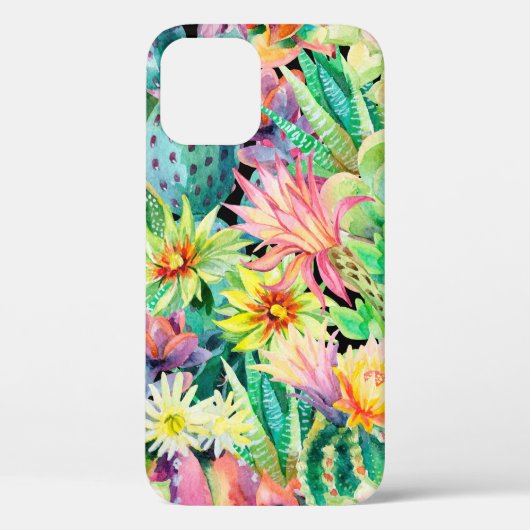 Succulent plant en cactus tuinpatroon Case-Mate iPhone case (Achterkant)