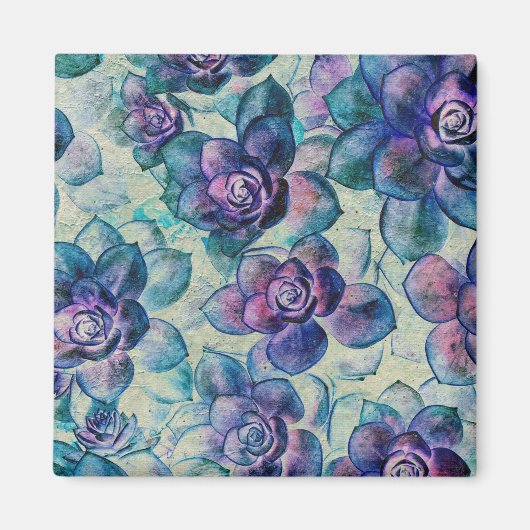  #Succulent Planten Magneet (Voorkant)