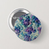 #Succulent Planten Ronde Button 5,7 Cm (Voorkant /achterkant)