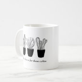 Succulent Quote Koffiemok (Voorkant links)