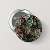 Succulent Ronde Button 5,7 Cm (Voorkant /achterkant)