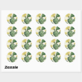 Succulent Ronde Sticker (Vel)