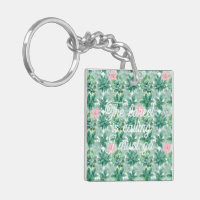 succulent roze lelie botanisch patroon