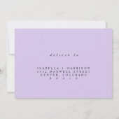 Succulent RSVP Card Save The Date (Achterkant)