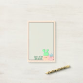 Succulent Scribbles: Post It Notes (Op bureau)