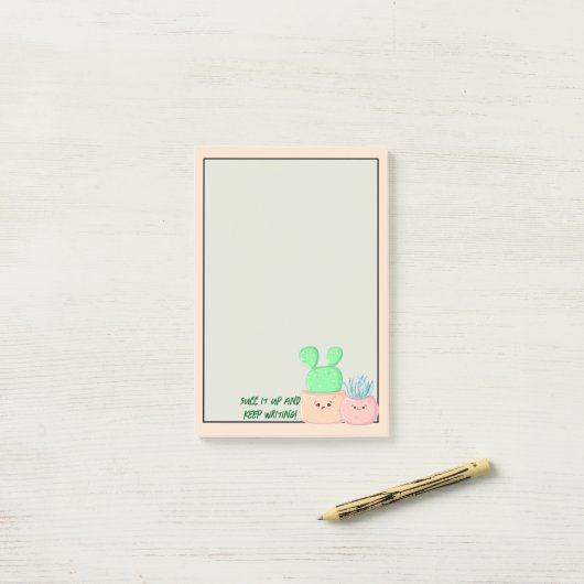 Succulent Scribbles: Post It Notes (Op bureau)