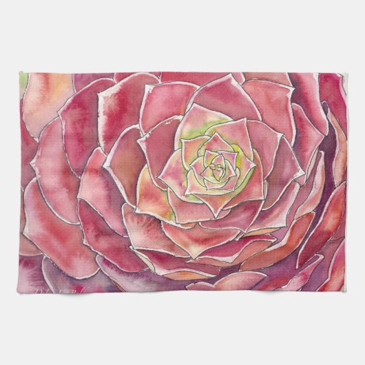 Succulent Serviette De Cuisine (Horizontal)