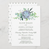 Succulent Theme Huwelijksuitnodiging Kaart (Voorkant / Achterkant)